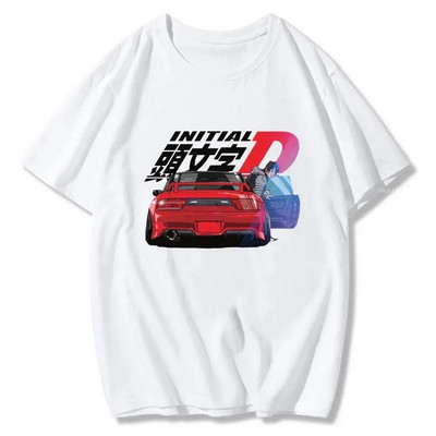 Tricou DT inițial japonez Anime grafic amuzant Harajuku Manga tricou la modă ocazional tricou cu mânecă scurtă Plus Size Femei