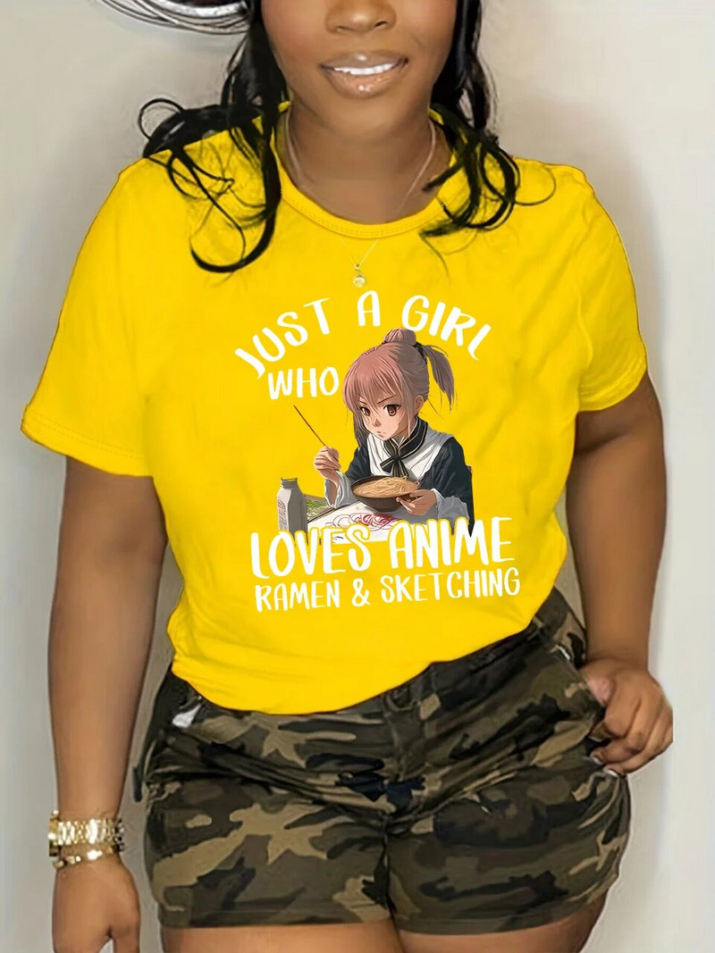 Tricou cu mânecă scurtă pentru femei Vara 2024 Tricou cu mânecă scurtă pentru femei Tricou cu imprimeu casual Îmbrăcăminte mărimi mari Fernando Alonso Topuri