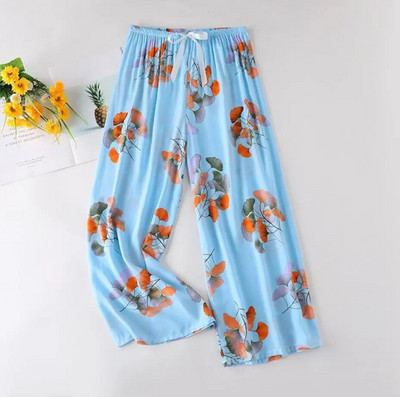 New Arrival Style Μαλακές Πυτζάμες Παντελόνια Βαμβακερά Sleep Bottoms Γυναικείες εμπριμέ Άνοιξη Καλοκαίρι Βαμβακερό σπίτι Παντελόνι Φαρδύ μεγάλο παντελόνι