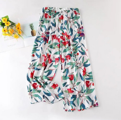 New Arrival Style Μαλακές Πυτζάμες Παντελόνια Βαμβακερά Sleep Bottoms Γυναικείες εμπριμέ Άνοιξη Καλοκαίρι Βαμβακερό σπίτι Παντελόνι Φαρδύ μεγάλο παντελόνι