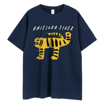 2024 Summer Plus Size Tiger Cartoon Printed Harajuku Funny T Μπλουζάκι Y2k γραφικά μπλουζάκια για γυναίκες Μόδα Streetwear