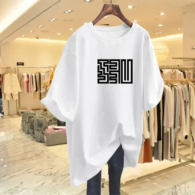 Πολυτελές γυναικείο μπλουζάκι βαμβακερό συν μέγεθος γραφικό Harajuku γυναικείο μπλουζάκι 90s Print μπλουζάκι μόδας Αισθητικό τοπ Γυναικείο μπλουζάκι