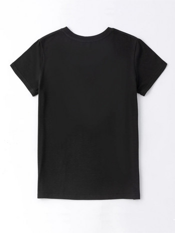 Лятна дамска тениска с голям размер 3D щампа за Деня на майката Голяма дамска тениска с кръгло деколте, свободна долна риза Street Y2K Style Tops