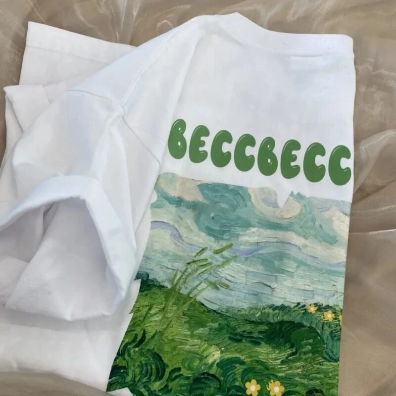 Γλυκό κοστούμι για κορίτσια 2023SS Γυναικείο Υπέροχο γράμμα εκτύπωσης Ευέλικτο πουκάμισο Φαρδύ street casual σορτς μονό κομμάτι Unisex απλό σπίτι