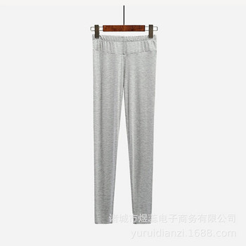 Fdfklak Άνοιξη Φθινόπωρο Γυναικείες Πυτζάμες Ελαστική μέση Παντελόνι ίσιο κολάν Home Παντελόνι Plus Size Modal Sleepwear Παντελόνι S-3XL
