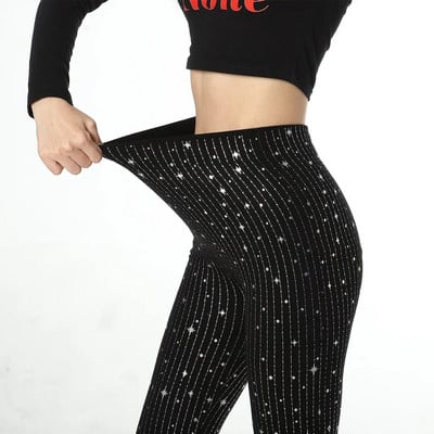 Női nadrágos leggings Seamless leggings Femme Pantalon alkalmi szexi lány Stars Shine diszkó leggings magas elasztikus fényes leggings