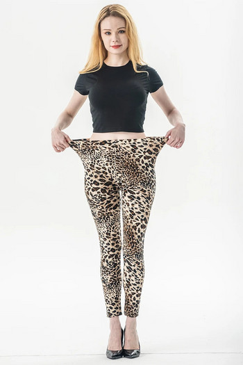 Leopard κολάν Γυναικεία σέξι κοριτσάκια ελαστικά παντελόνια Ντίσκο κολάν μόδας Καλοκαίρι Νέο Casual Femme Pantalon Fitness Spandex κολάν