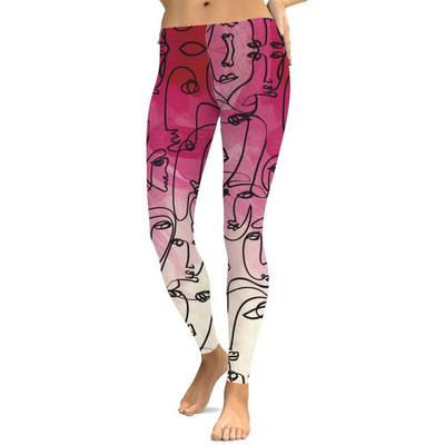 Jambiere cu dungi pentru femei Leggings subțiri, alb, negru, roșu, trandafir, galben, în dungi, primăvară, vară, alergare, sală, pantaloni elastici, pantaloni