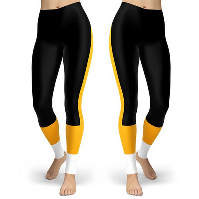 Jambiere cu dungi pentru femei Leggings subțiri, alb, negru, roșu, trandafir, galben, în dungi, primăvară, vară, alergare, sală, pantaloni elastici, pantaloni