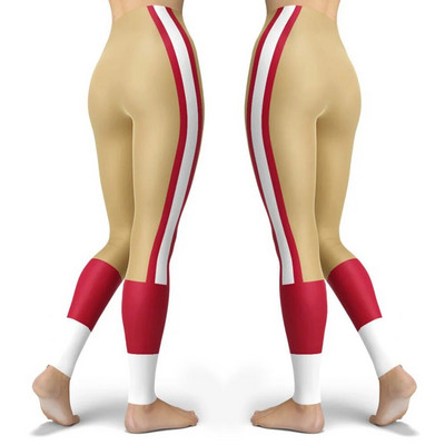 Jambiere cu dungi pentru femei Leggings subțiri, alb, negru, roșu, trandafir, galben, în dungi, primăvară, vară, alergare, sală, pantaloni elastici, pantaloni