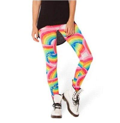 Jambiere cu dungi pentru femei Leggings subțiri, alb, negru, roșu, trandafir, galben, în dungi, primăvară, vară, alergare, sală, pantaloni elastici, pantaloni