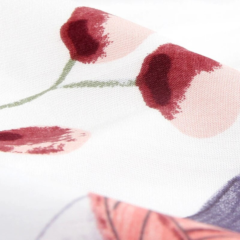 Дишащи олекотени дамски къси долнища от вискоза в голям размер S-3XL с флорален принт Спално облекло Нощени панталони