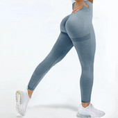 Jambiere sexy pentru femei cu talie înaltă Jambiere de antrenament de gimnastică pentru femei Pantaloni de antrenament respirabili de modă Push Up fără sudură