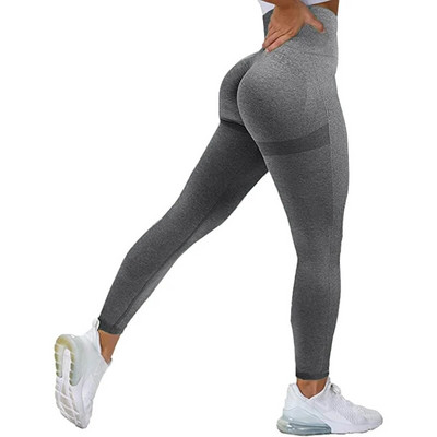 Jambiere sexy pentru femei cu talie înaltă Jambiere de antrenament de gimnastică pentru femei Pantaloni de antrenament respirabili de modă Push Up fără sudură
