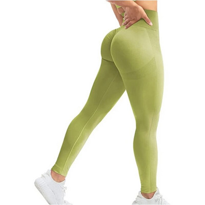 Jambiere sexy pentru femei cu talie înaltă Jambiere de antrenament de gimnastică pentru femei Pantaloni de antrenament respirabili de modă Push Up fără sudură