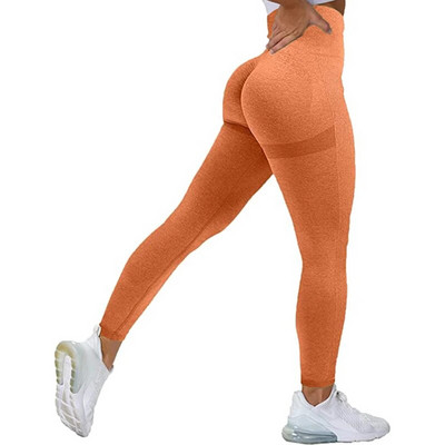 Jambiere sexy pentru femei cu talie înaltă Jambiere de antrenament de gimnastică pentru femei Pantaloni de antrenament respirabili de modă Push Up fără sudură