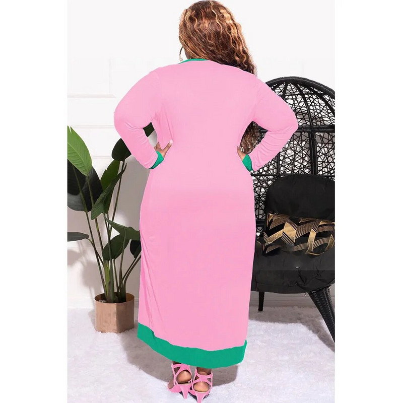 Nagy méretű női szettek Divatos, masszív, hosszú kabátok és ruhák 2022-es őszi kétrészes szettek Szexi női alkalmi body-ruhák