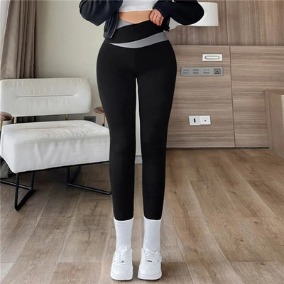2023 Nylon Spate V Butt Pantaloni Yoga Femei Talie Înaltă Fitness Antrenament Sală Alergare Scrunch Jambiere Pantaloni Jogging Îmbrăcăminte activă