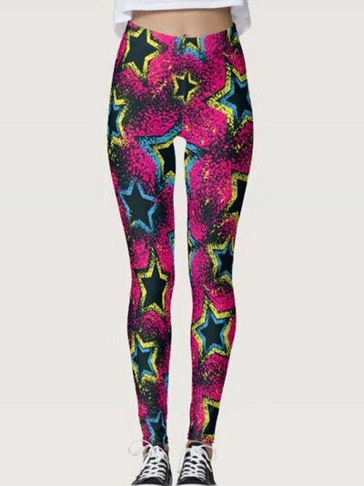 Sportske hlače za trčanje Ženske otisnute tajice za vježbanje 2023. Nove seksi tajice za teretanu, modne push up jeggings visokog struka, ženske pencil hlače