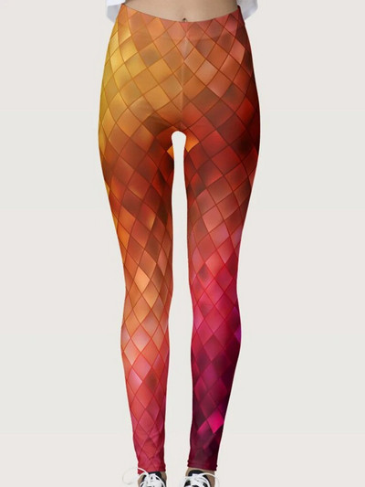 Sportske hlače za trčanje Ženske otisnute tajice za vježbanje 2023. Nove seksi tajice za teretanu, modne push up jeggings visokog struka, ženske pencil hlače