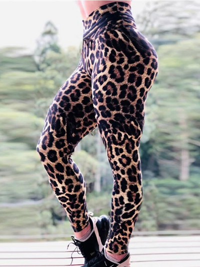 Sportske hlače za trčanje Ženske otisnute tajice za vježbanje 2023. Nove seksi tajice za teretanu, modne push up jeggings visokog struka, ženske pencil hlače