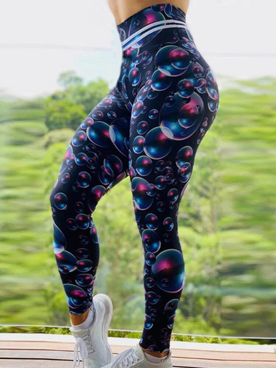 Sportske hlače za trčanje Ženske otisnute tajice za vježbanje 2023. Nove seksi tajice za teretanu, modne push up jeggings visokog struka, ženske pencil hlače