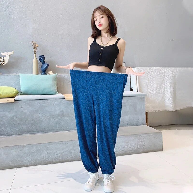 2XL-7XL брюки женские New Plus Fat Large Size Home Φορέστε Φαρδύ Παντελόνι ύπνου Άνοιξη Φθινοπωρινό Βαμβακερό Παντελόνι Γυναικείο Pijama Mujer