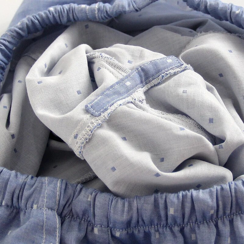 Νέο ανοιξιάτικο λεπτό βαμβακερό πάτο ύπνου Ελαστικό παντελόνι πιτζάμα μέσης Πουά παντελόνι Loose Sleep Wear Sleeping ολόσωμο 2021