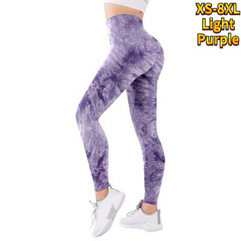 Дамски флорални фитнес тренировъчни панталони за джогинг Еластични йога клинове Дишащи и удобни повдигащи спортни клинове XS-8XL