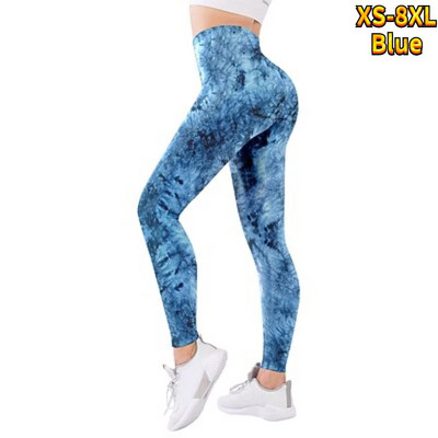 Pantaloni de jogging pentru antrenament de fitness florali pentru damă, jambiere de yoga elastice, respirabile și confortabile, cu ridicare, pentru sport XS-8XL