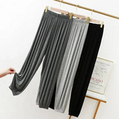 Modalne ležerne pidžama hlače Ženske male noge Lantern stil duge hlače Tanke kućne odjeće Široke uske ženske hlače tajice