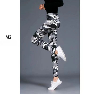 Jambiere de camuflaj Femei Sexy Fată Pantaloni elastici Femei Fitness Disco Leggings Fashion Summer Femme Pantalones Spandex Legging