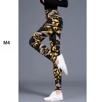 Jambiere de camuflaj Femei Sexy Fată Pantaloni elastici Femei Fitness Disco Leggings Fashion Summer Femme Pantalones Spandex Legging