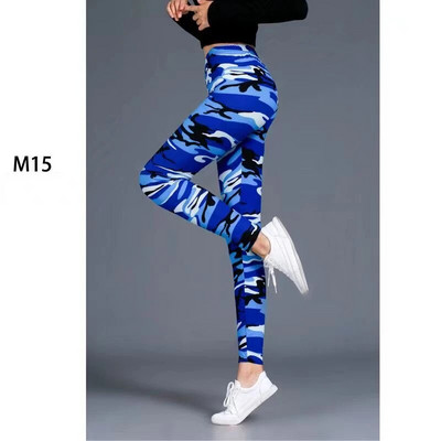 Jambiere de camuflaj Femei Sexy Fată Pantaloni elastici Femei Fitness Disco Leggings Fashion Summer Femme Pantalones Spandex Legging