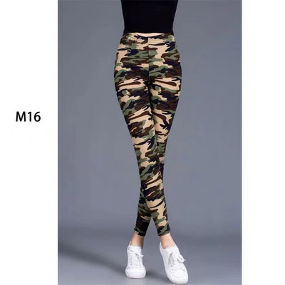Jambiere de camuflaj Femei Sexy Fată Pantaloni elastici Femei Fitness Disco Leggings Fashion Summer Femme Pantalones Spandex Legging