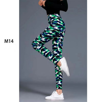 Jambiere de camuflaj Femei Sexy Fată Pantaloni elastici Femei Fitness Disco Leggings Fashion Summer Femme Pantalones Spandex Legging