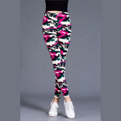 Jambiere de camuflaj Femei Sexy Fată Pantaloni elastici Femei Fitness Disco Leggings Fashion Summer Femme Pantalones Spandex Legging