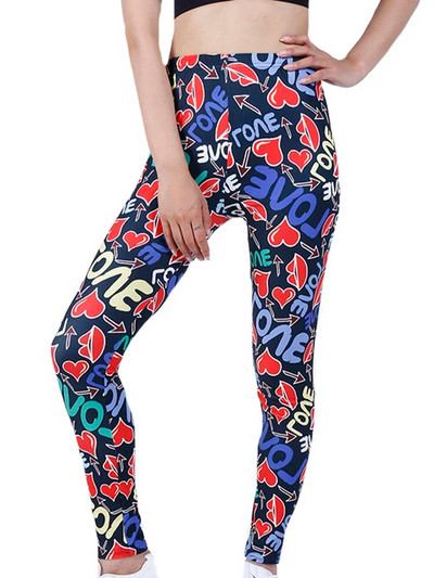 YSDNCHI colanți de vară cu imprimare cu flori de gimnastică, colanți cu push-up, pantaloni sport creion, pantaloni pentru femei, jambiere de fitness, nou 2022