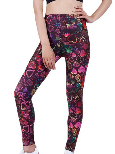 YSDNCHI colanți de vară cu imprimare cu flori de gimnastică, colanți cu push-up, pantaloni sport creion, pantaloni pentru femei, jambiere de fitness, nou 2022