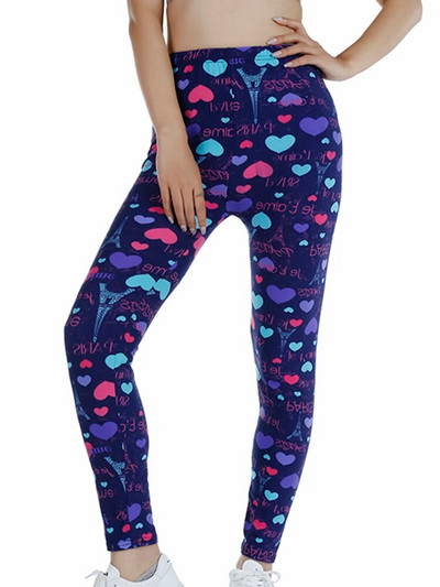 YSDNCHI colanți de vară cu imprimare cu flori de gimnastică, colanți cu push-up, pantaloni sport creion, pantaloni pentru femei, jambiere de fitness, nou 2022