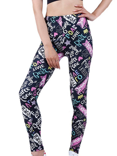YSDNCHI colanți de vară cu imprimare cu flori de gimnastică, colanți cu push-up, pantaloni sport creion, pantaloni pentru femei, jambiere de fitness, nou 2022