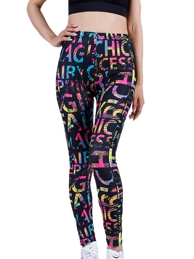 YSDNCHI colanți de vară cu imprimare cu flori de gimnastică, colanți cu push-up, pantaloni sport creion, pantaloni pentru femei, jambiere de fitness, nou 2022