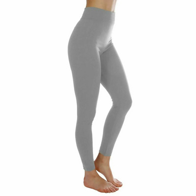 Noua moda femeilor doamne toamna iarna jambiere elastice calde lungi intreaga jambiere subtire pantaloni de antrenament push up negru alb