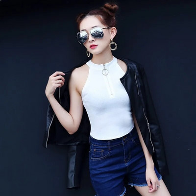 Κορεάτικα αθλητικά τανκς Camis Vest Fashion Casual Style Safari Tanks Μπλουζάκια Μπλουζάκια Χορευτικά T-shirt B3393