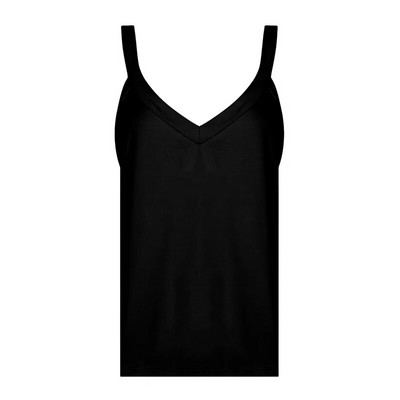 Bluză fără mâneci cu decolteu în V, sexy de vară, cămașă pentru femei, elegantă, solidă, slăbită, bluză cu umăr nouă.