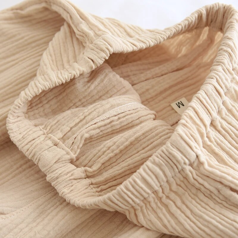 1 vnt Pavasaris Vasara Ruduo Nauji medvilniniai verpalai Kelnės Verano Pijama Mujer Pajama Femme Moteriški pižama Miego drabužiai Crepe Pantalones