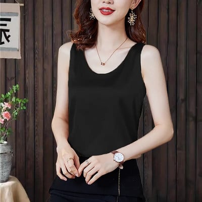 Γυναικεία καλοκαίρι με ένα μικρό κοστούμι Tanks Camis Vest Fashion High Street O-Neck Ladies Street Tanks Tops Tees Hotsweet B3384