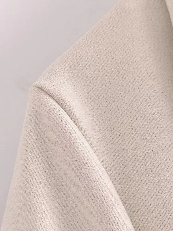 Elegantni dugi kaput s otvorenim ovratnikom za žene Ležerna jesen proljeće Nova jakna dugih rukava Ženski modni uredski ženski trenč kaputi