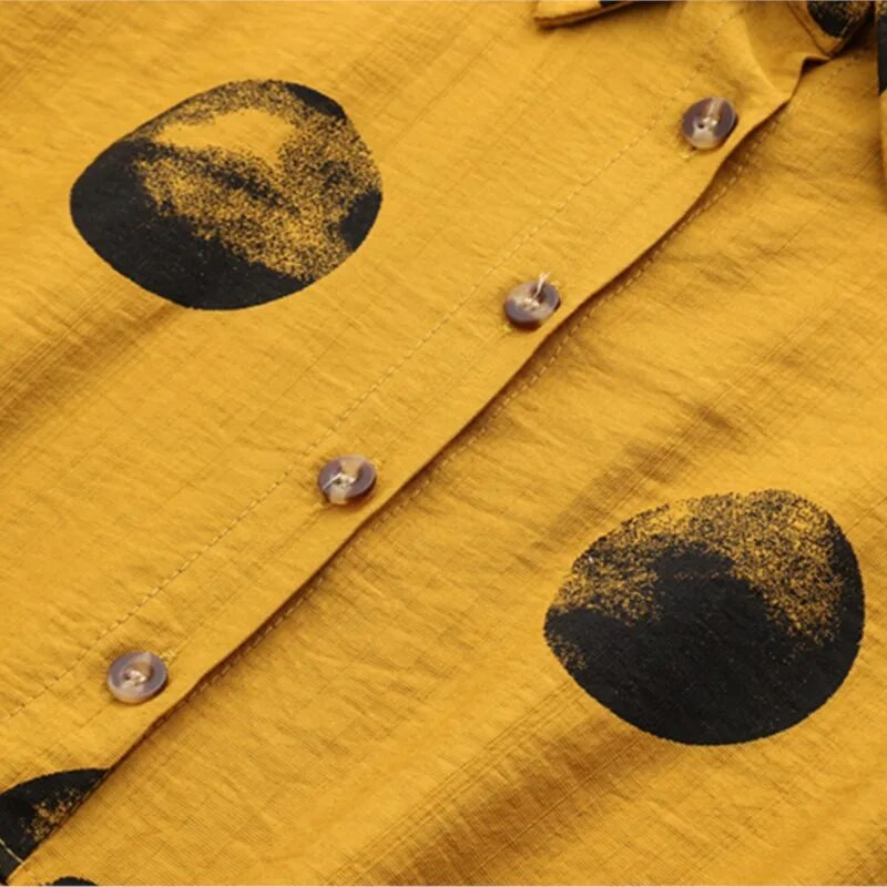 Nagy méretű női szettek 2023 nyári félujjú Lyocell pontmintás ing bő nadrágok kétrészes öltöny túlméretezett hajlított ruhák