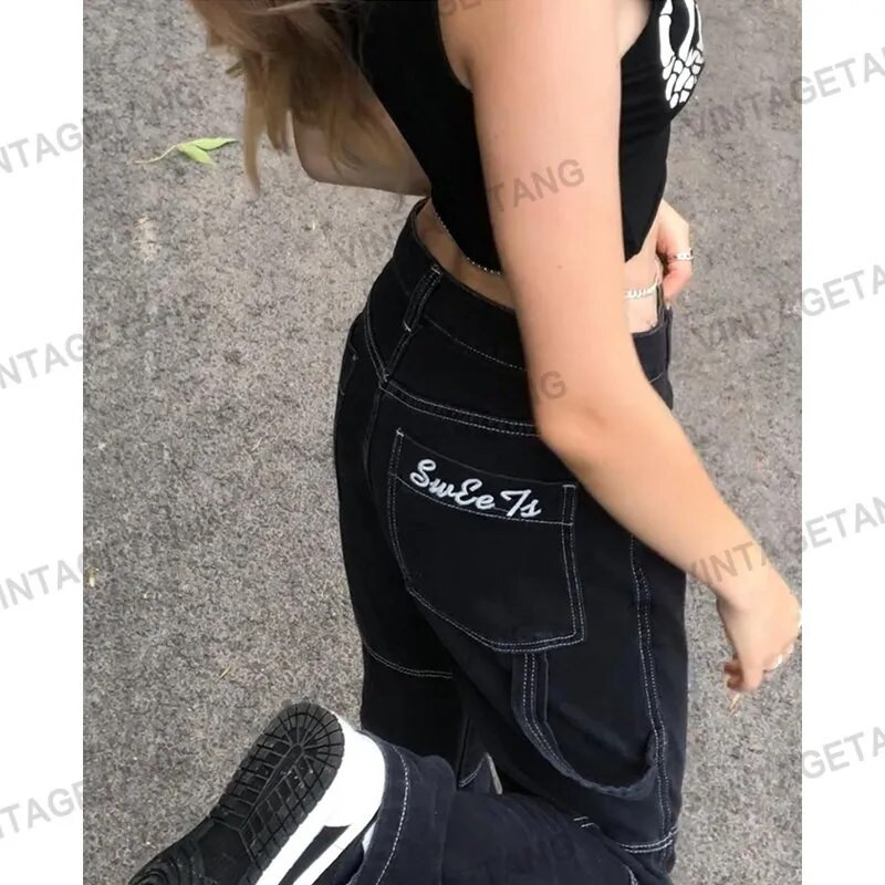 Vintažiniai grafiniai juokingi marškinėliai Moteriški gatvės apranga apvaliomis kaklomis trumpomis rankovėmis, plonomis grunge spalvos, apkarpytos viršutinės dalies, moteriškos vasaros Kawaii Y2K